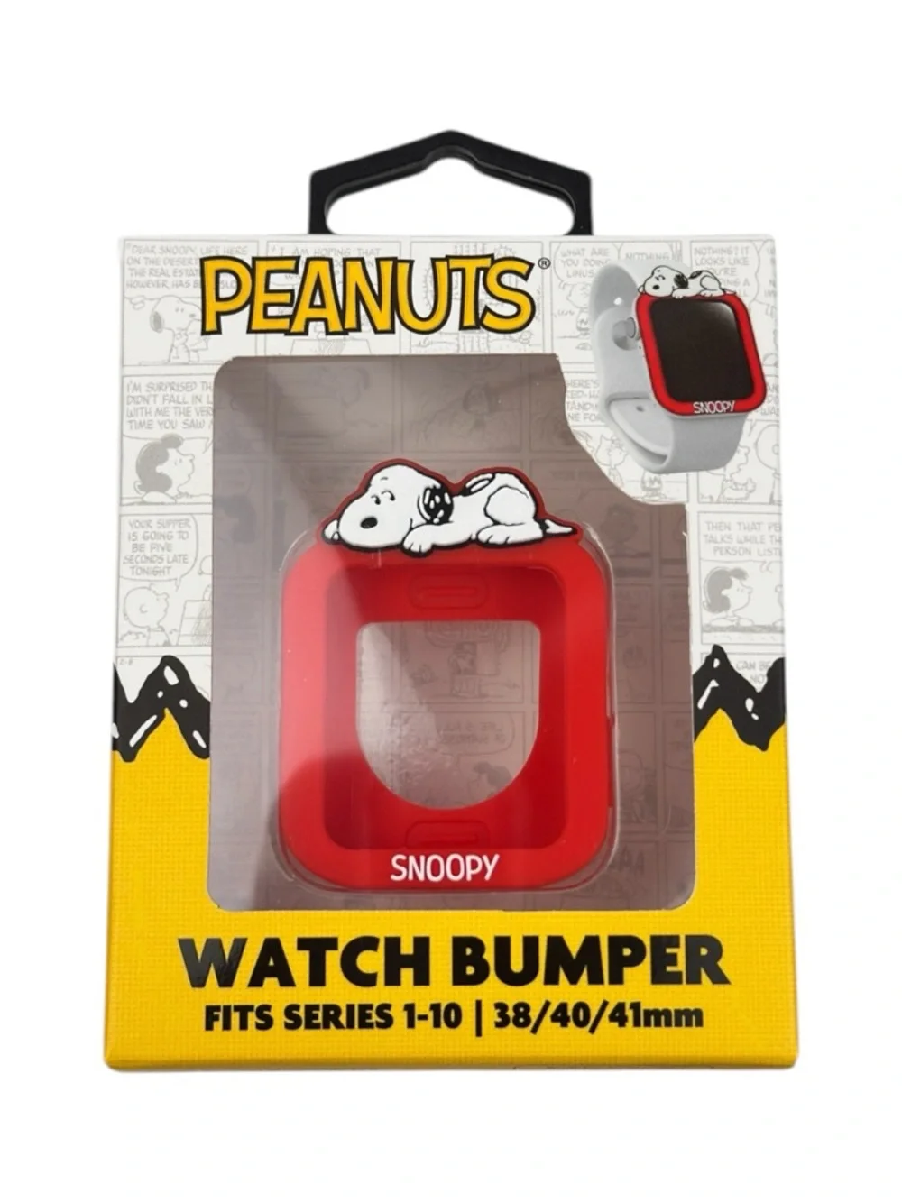 NIB CultureFly Peanuts Snoopy Apple Watch Bumper Case 38/40/41mm Protective